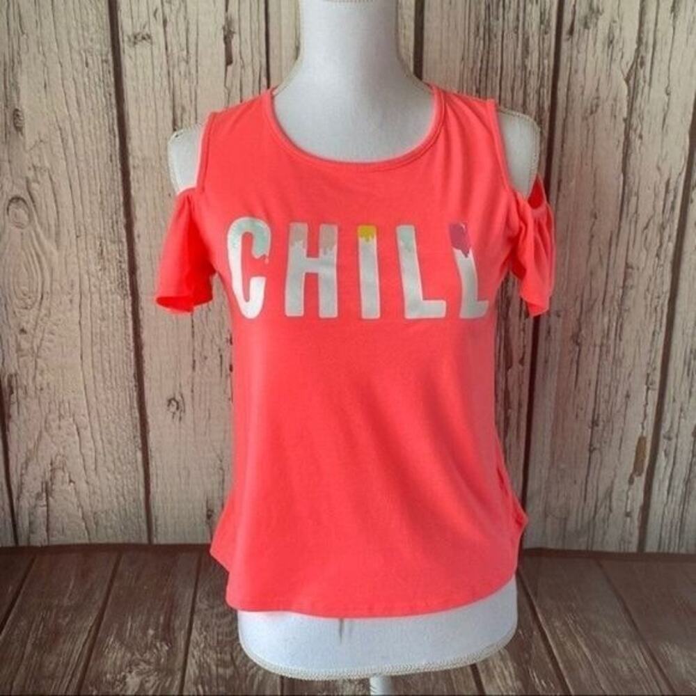Kate Spade Tee Shirt Top Youth Girls 12 Cold‎ Shoulder Chill Summer Designer